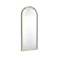 Arched Gold Framed Full-Length Wall Mirror
